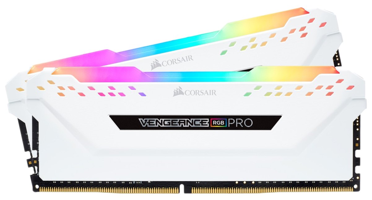 

Оперативная память Corsair DDR4 2x8Gb 2666MHz RTL PC4-21300 CL16 DIMM [CMW16GX4M2A2666C16W], DDR4 2x8Gb 2666MHz RTL PC4-21300 CL16 DIMM