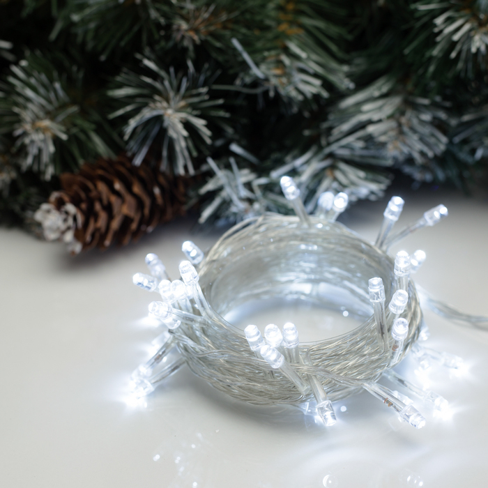 

Новогодняя гирлянда Luazon Нить 50 LED 5м белый [3556756], Новогодняя гирлянда Luazon Нить 50 LED 5м 3556756 белый