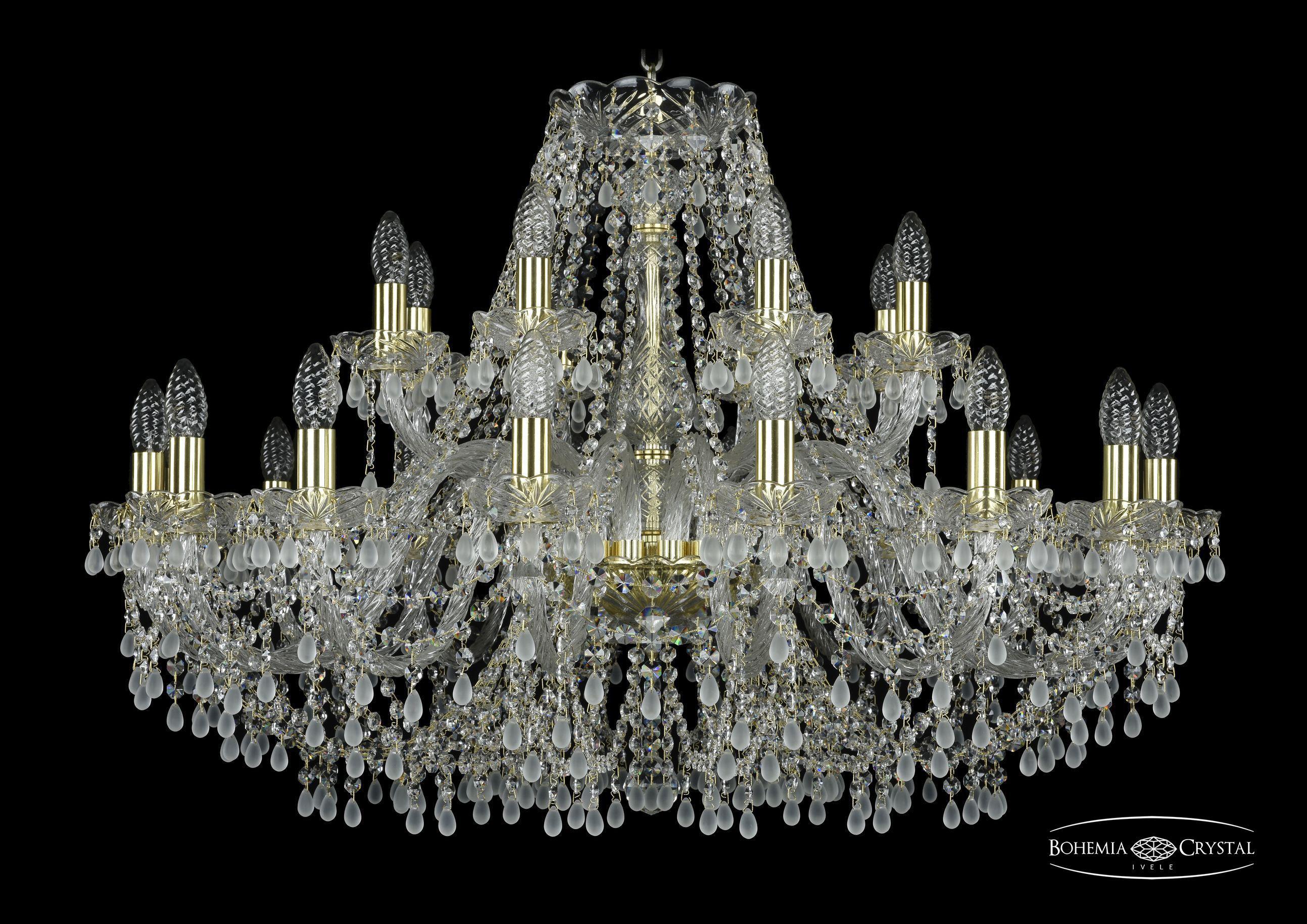 

Подвесная люстра Bohemia Ivele Crystal 1410/16+8/360/G/V0300