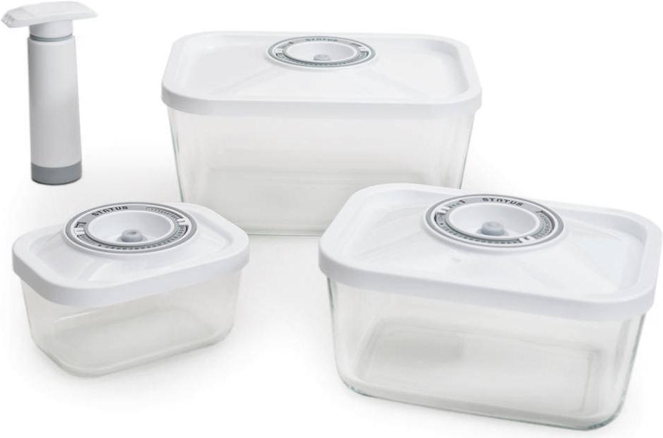 

Контейнер Status VAC-Glass-Set White