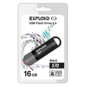 

Usb flash Exployd 570 16Gb черный, 570 16Gb