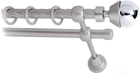 

Карниз Lm Decor Мельба 041 2р витой 3.2м сатин, Мельба 041 2р витой 16мм 3.2м