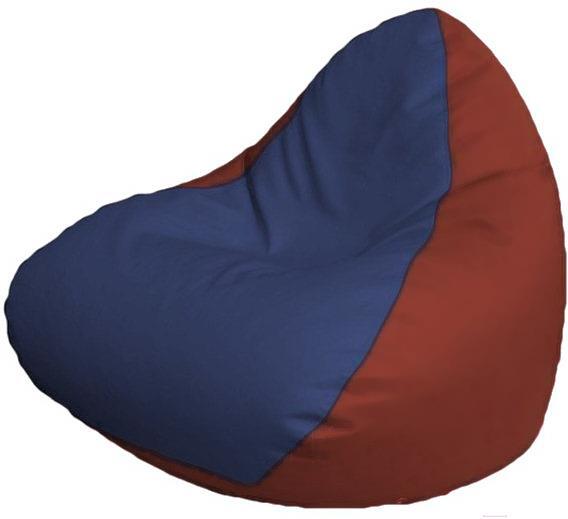 

Кресло-мешок Flagman Relax P2.3-109 синий/красный, Бескаркасное кресло Flagman Relax P2.3-109 синий/красный