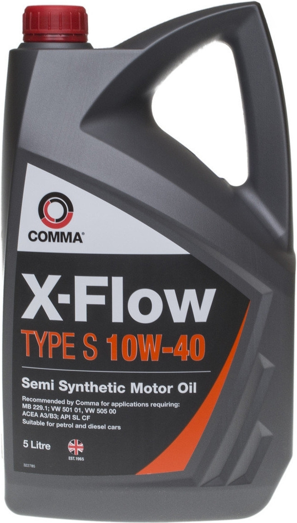 

Моторное масло Comma X-Flow Type S 10W40 5л [XFS5L], Моторное масло Comma X-Flow Type S 10W40 5л XFS5L