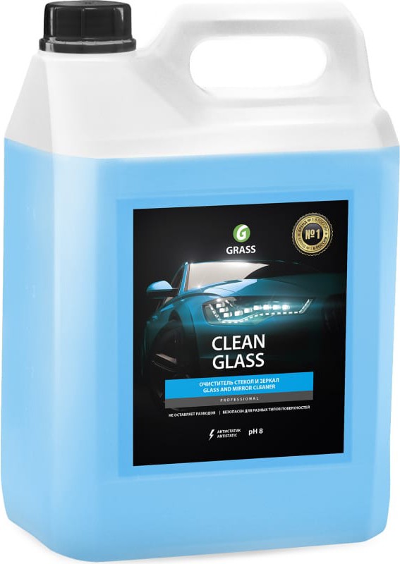 

Очиститель стекол Grass Clean Glass / 133101 (5кг), Очиститель для авто Grass Очиститель стекол Clean Glass 5кг 133101