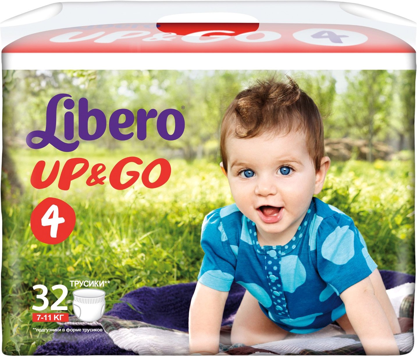 Libero Up&Go Maxi 4 (32 шт) - фото Трусики Libero Up&Go Maxi 4 (32 шт)