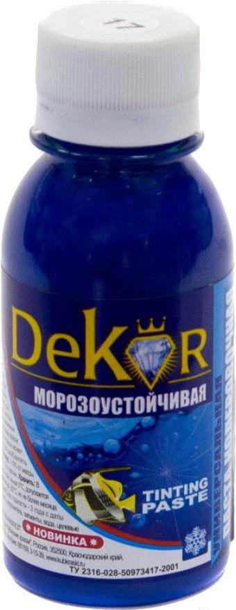 

Колеровочная паста Dekor №17 100г синий