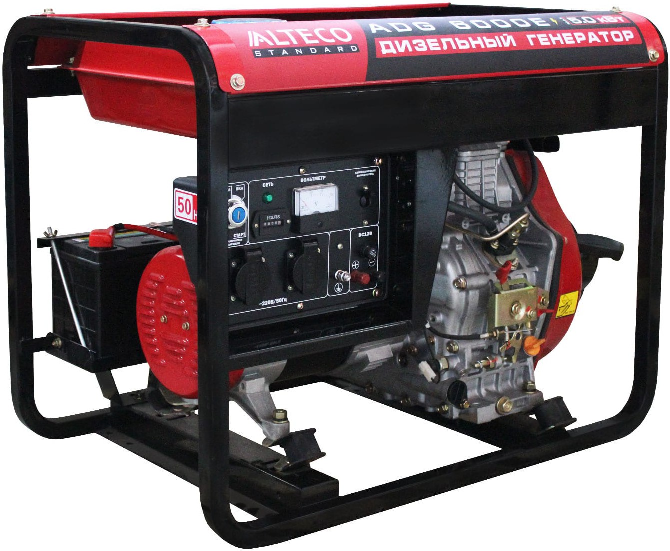 

Дизельный генератор Alteco Standard ADG 6000Е L
