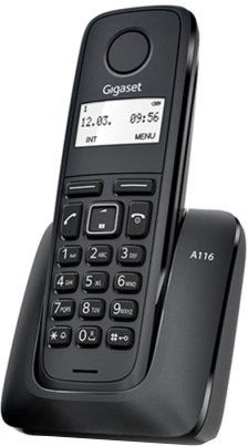 Gigaset A116 (черный) - фото Радиотелефон Gigaset A116 (черный)