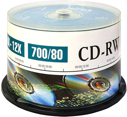 

Оптический диск Mirex CD-RW 700 Mb 12х Cake Box 50 [204169], Оптический диск Mirex CD-RW 700 Mb 12х Cake Box 50 204169