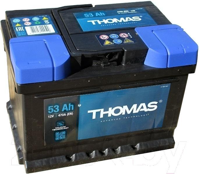 

Аккумулятор Thomas Низкий R+ 53 А/ч, Низкий R+ 53 А/ч