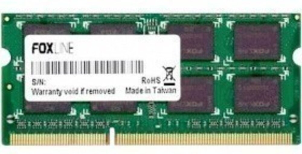 

Оперативная память Foxline SODIMM 8GB 3200 DDR4 [FL3200D4S22-8G], Оперативная память Foxline 8GB DDR4 SODIMM PC4-25600 (FL3200D4S22-8G)