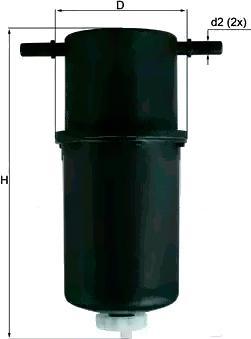 

Фильтр топливный Knecht/Mahle KL873, KL873
