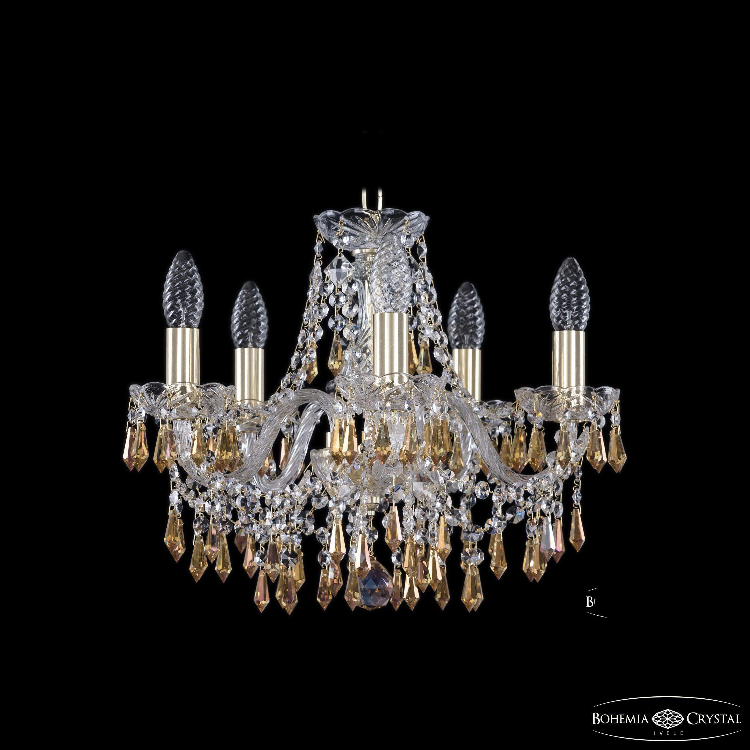 

Подвесная люстра Bohemia Ivele Crystal 1403/5/141 G K777