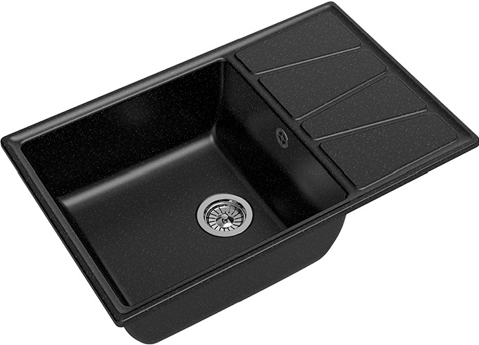 

Кухонная мойка GranFest GF-V-780L (черный)