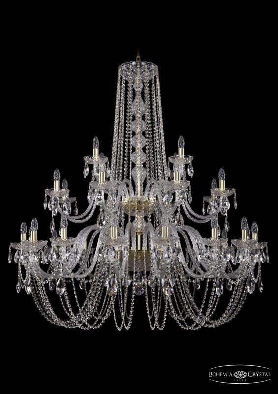 

Подвесная люстра Bohemia Ivele Crystal 1402/16+8+4/460/2d/G