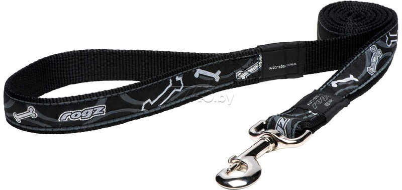 

Ошейник, поводок, намордник Rogz Armed Response Lijn XL Black Bone, Armed Response Lijn XL