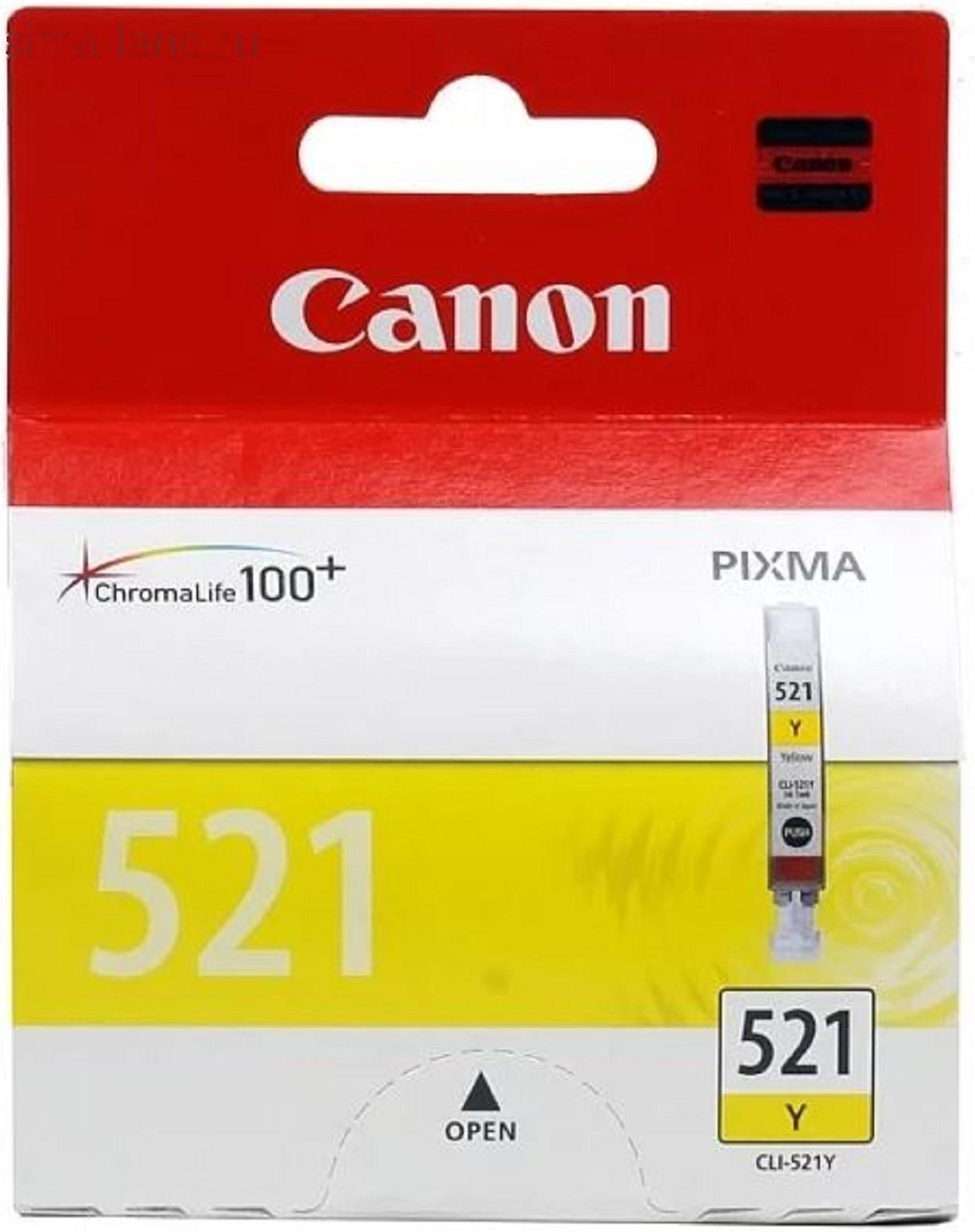 

Картридж для принтера Canon CLI-521 Yellow, Картридж Canon CLI-521 желтый (2936B004)