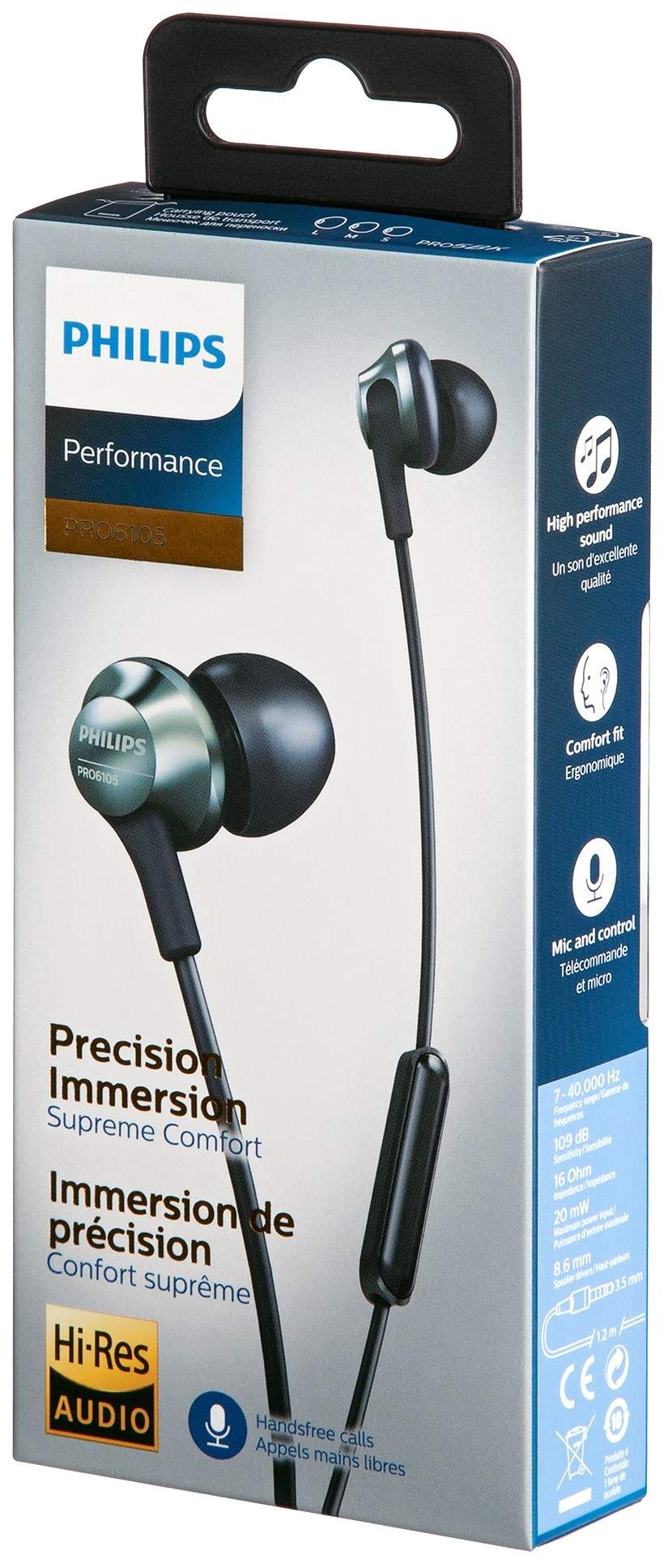 

Наушники Philips PRO6105BK/00 черный, PRO6105BK/00