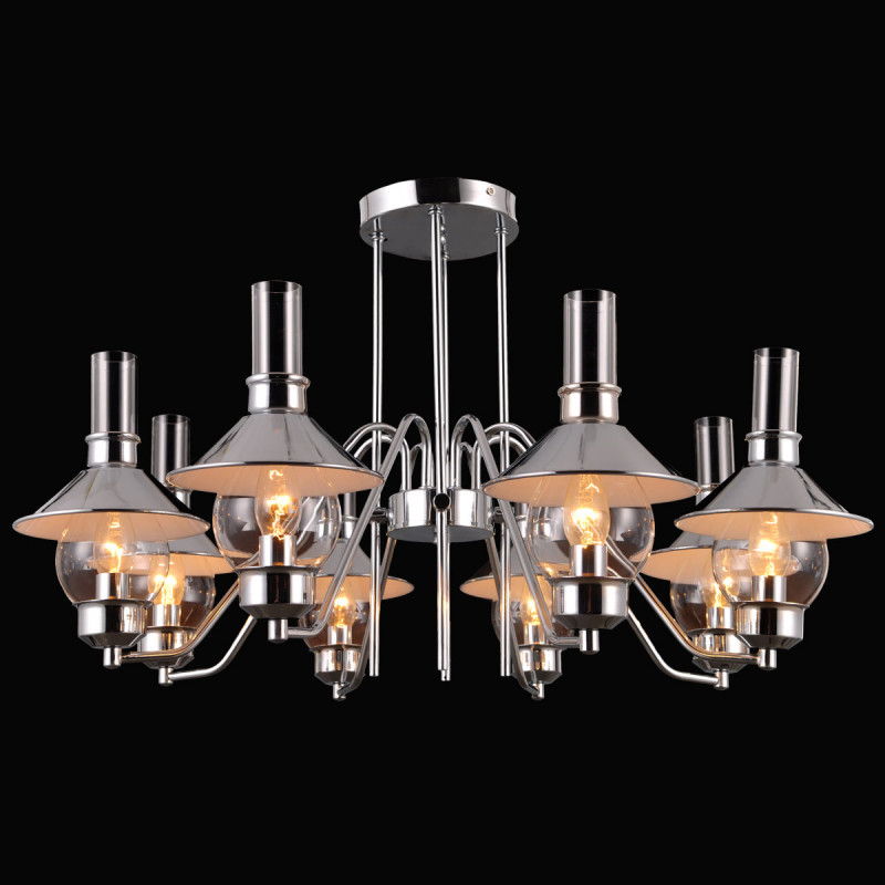 

Люстра на штанге Natali Kovaltseva Люстра 8 x E14, 40W, [ALABARDA 75055/8C CHROME], Люстра 8 x E14, 40W,