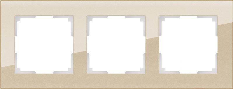 

Рамка для выключателя и розетки Werkel Favorit 3 поста WL01-Frame-03 шампань [a040872], Favorit 3 поста WL01-Frame-03