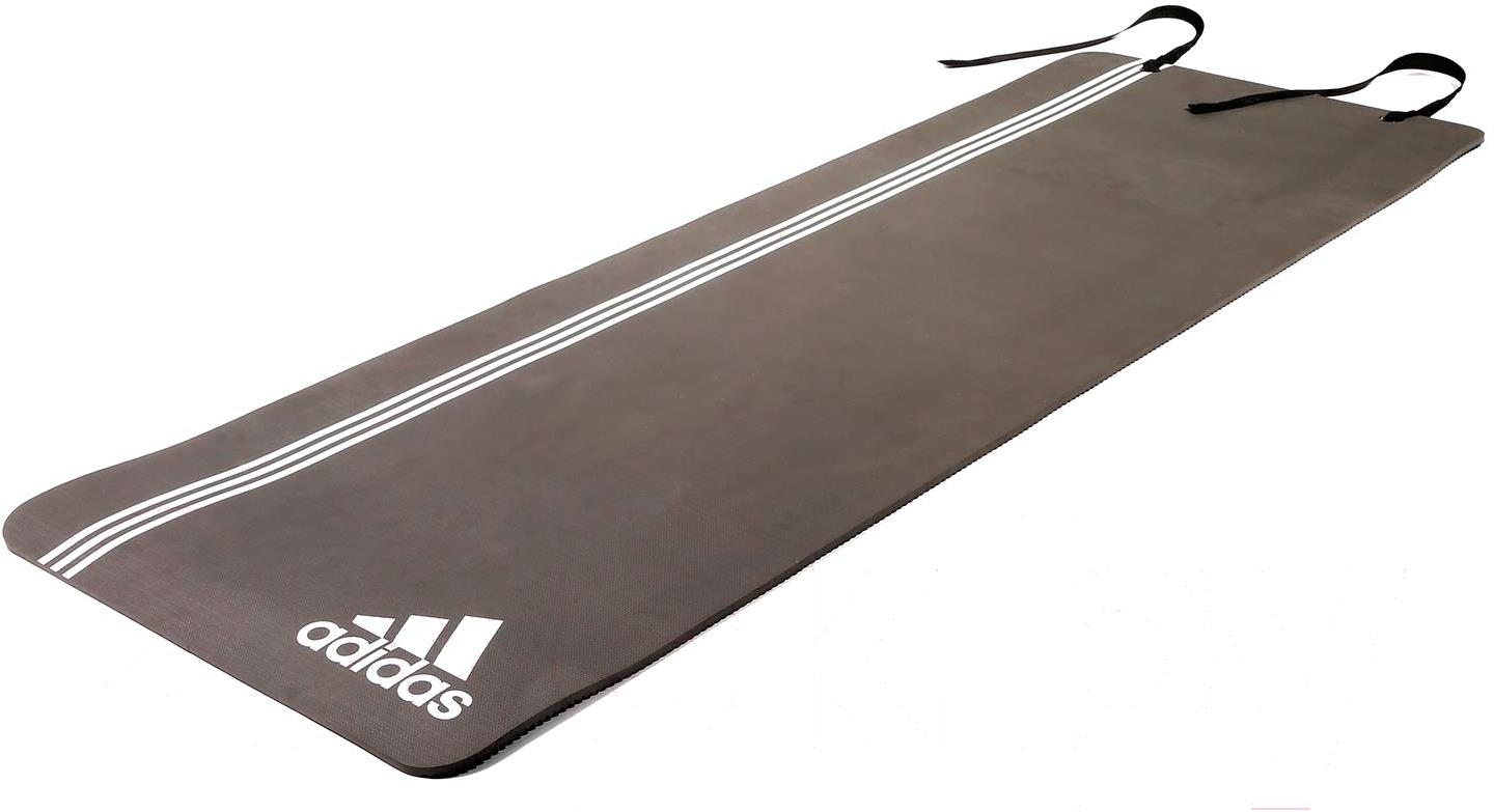 

Коврик для йоги и фитнеса Adidas ADMT-12236WH белый логотип, ADMT-12236WH