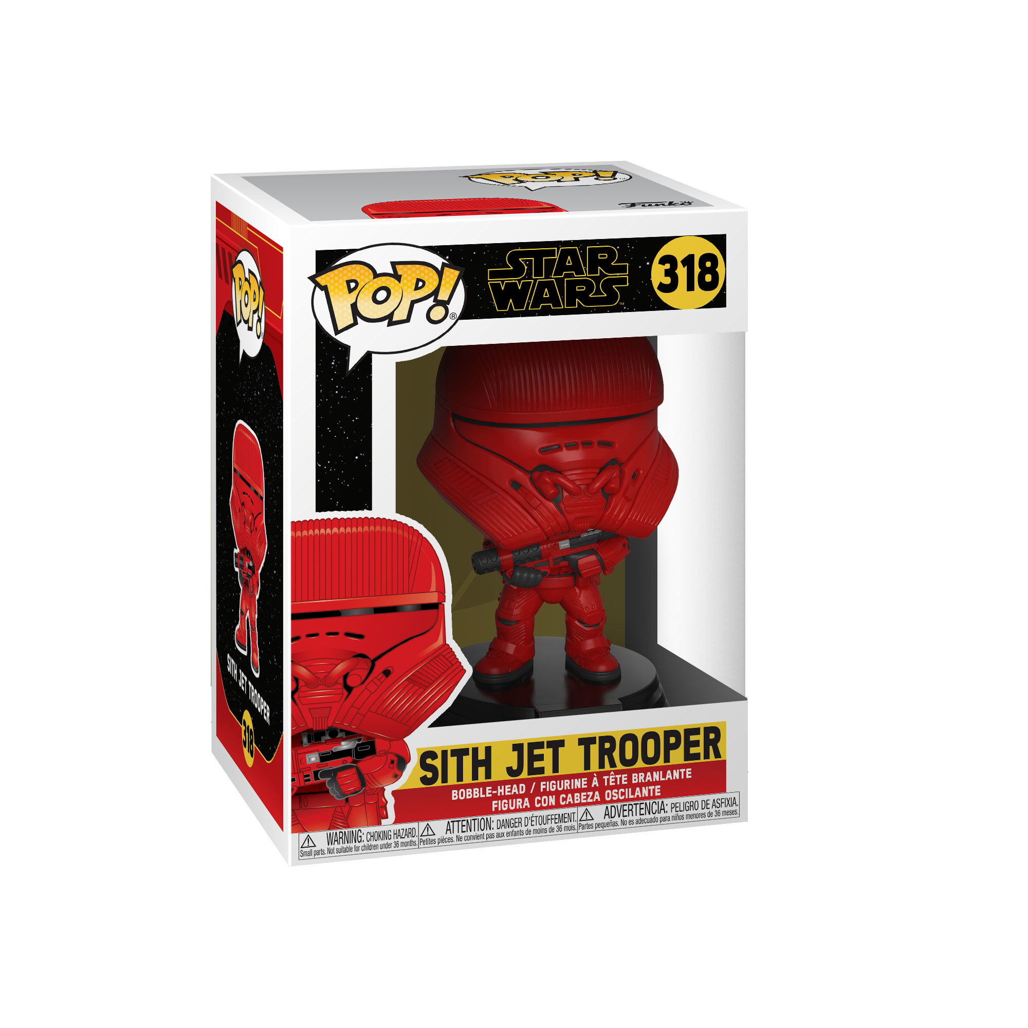 

Игрушка Funko Фигурка POP! Bobble: Star Wars Ep 9: Sith Jet Trooper, Фигурка POP! Bobble: Star Wars Ep 9: Sith Jet Trooper