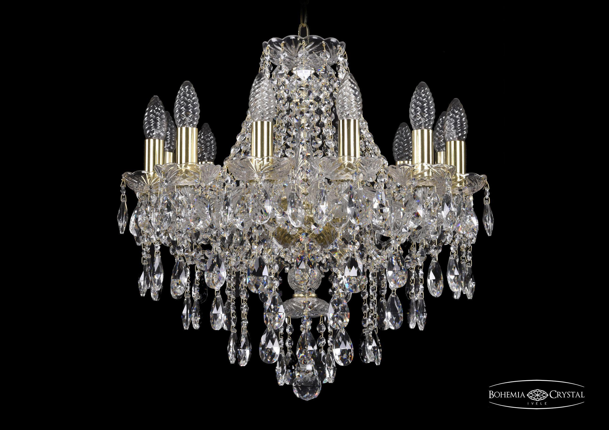

Подвесная люстра Bohemia Ivele Crystal 1415/12/165/G