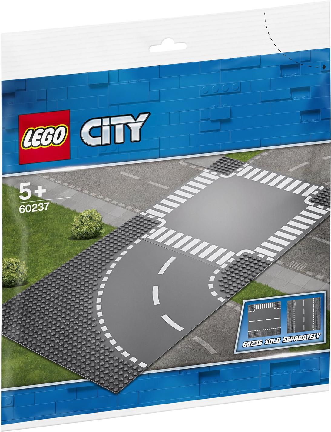 

Конструктор LEGO City 60237 Поворот и перекрёсток, City Поворот и перекрёсток