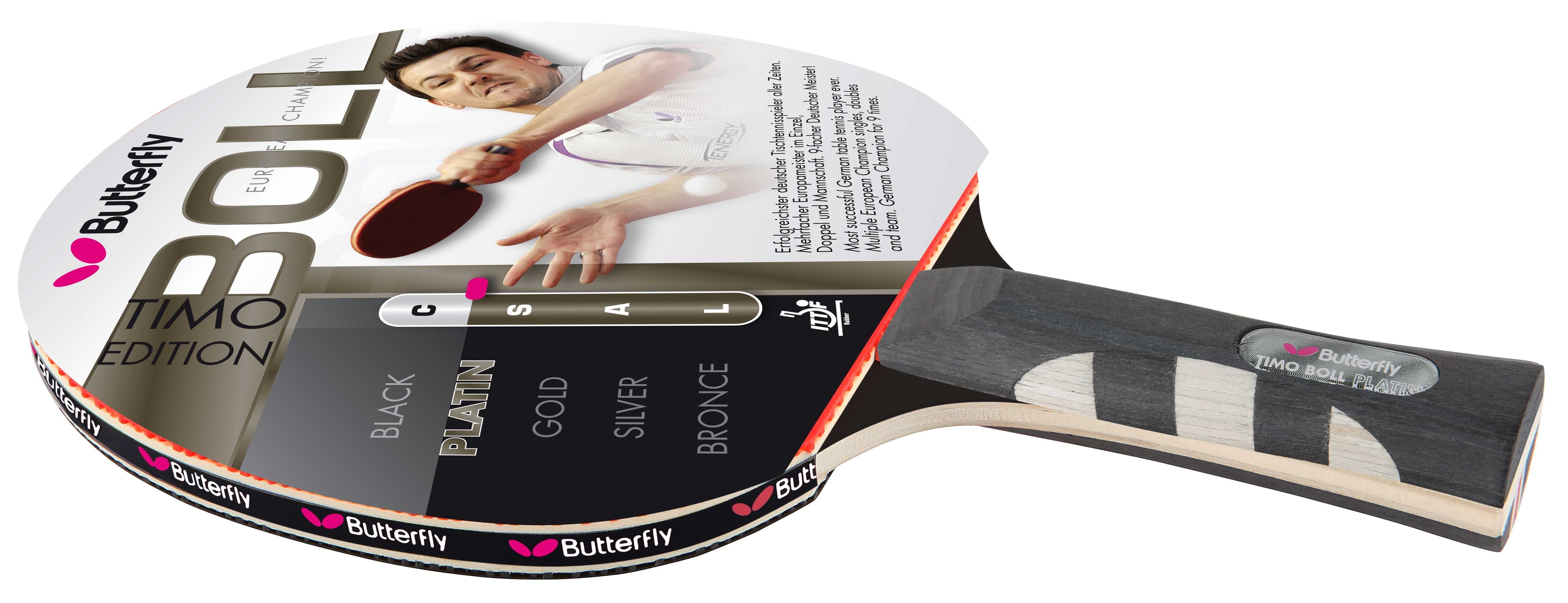 

Ракетка для настольного тенниса Butterfly Timo Boll platinum, Timo Boll platinum