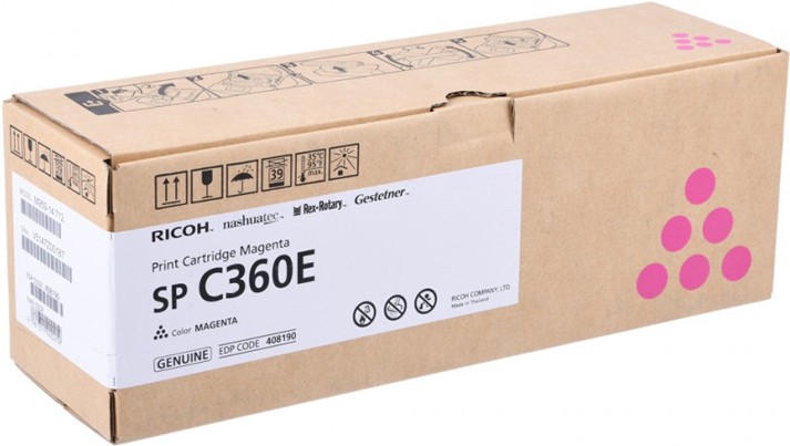 

Картридж Ricoh SP C360E малиновый [408190], Картридж Ricoh SP C360E 408190 малиновый