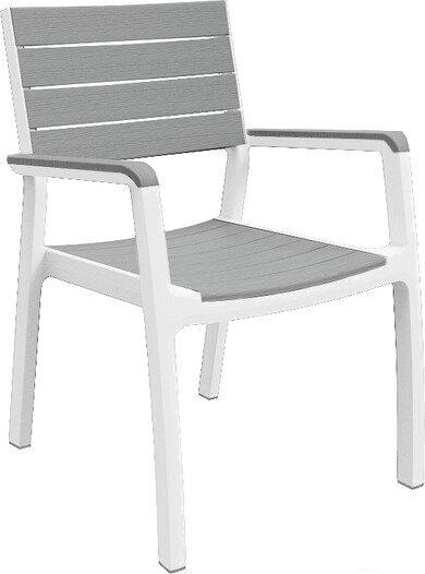 

Садовый стул Keter Harmony белый/серый [236052], Стул Keter Harmony Armchair 236052 (белый/серый)