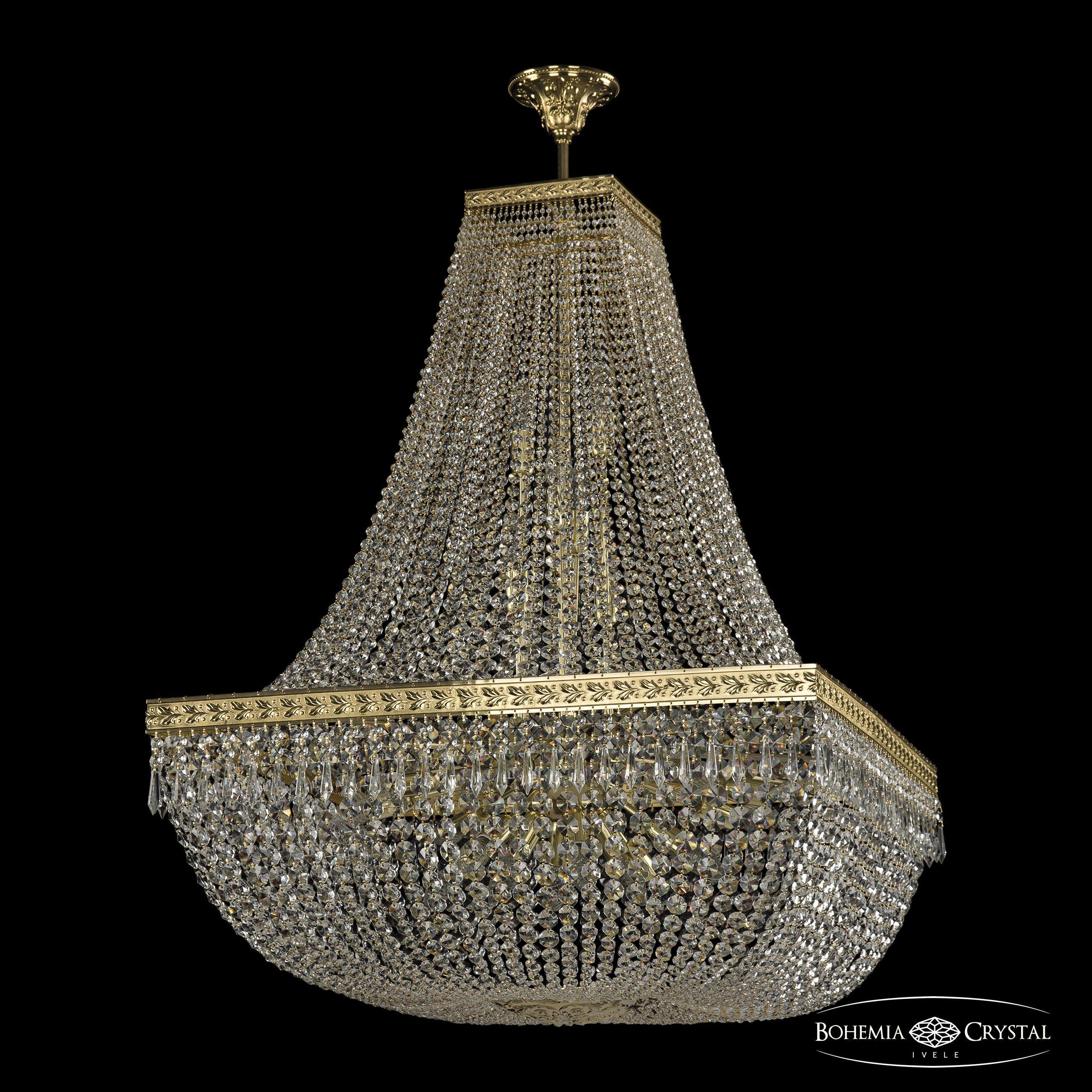 

Люстра на штанге Bohemia Ivele Crystal 19012/H2/80IV G