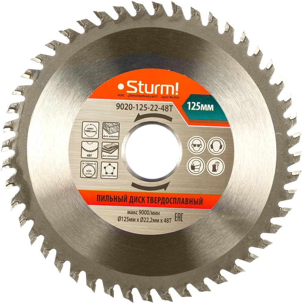 

Диск пильный Sturm 9020-125-22-48T