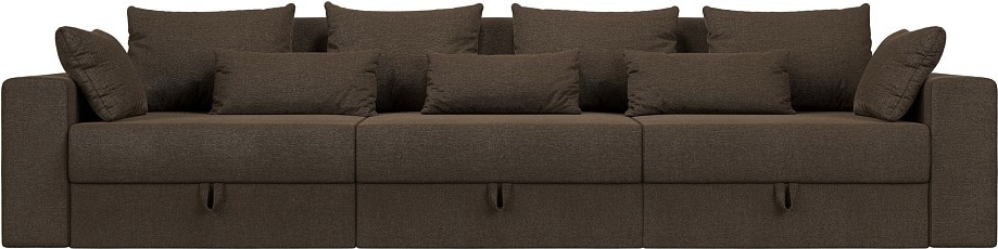 

Диван Mebelico Мэдисон Long рогожка коричневый [59109/59206], Диван Mebelico Мэдисон Long 69 рогожка 28866 коричневый