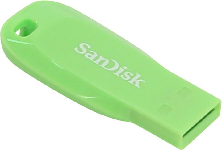 

USB Flash SanDisk Cruzer Blade 32GB (зеленый) [SDCZ50C-032G-B35GE], Cruzer Blade 32GB
