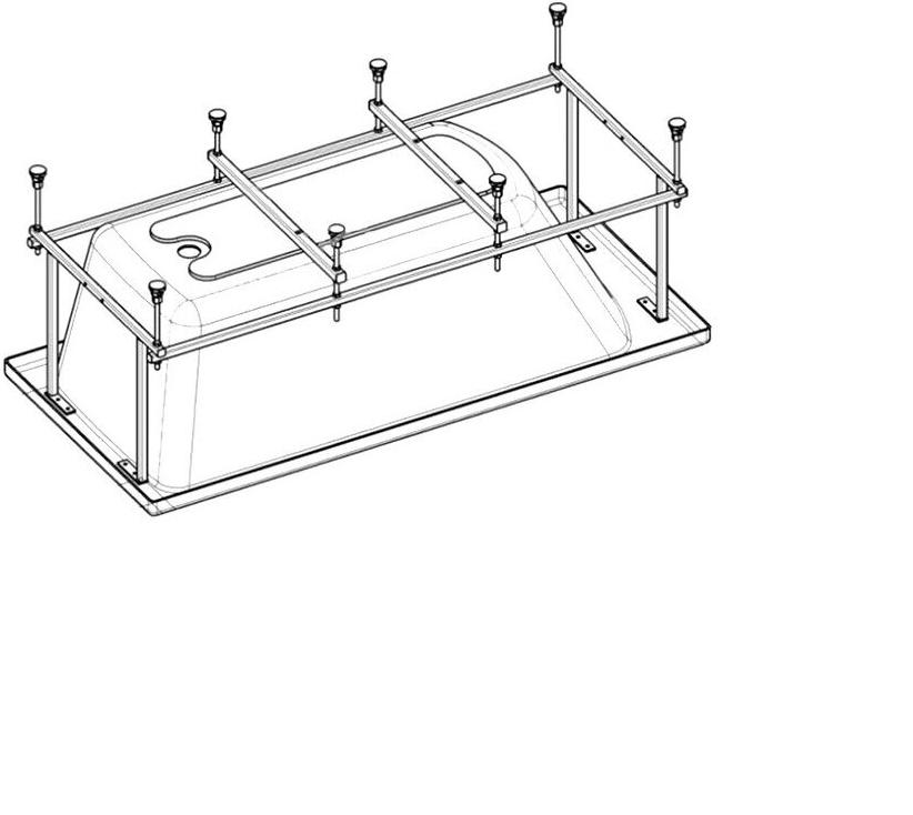 

Каркас для ванны Roca BeCool 170x80 (ZRU9302853), BeCool 170x80