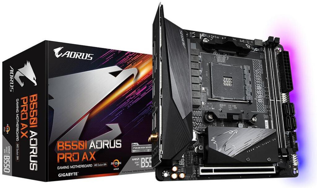 

Материнская плата Gigabyte B550I AORUS PRO AX, Материнская плата Gigabyte B550I Aorus Pro AX (rev. 1.0)