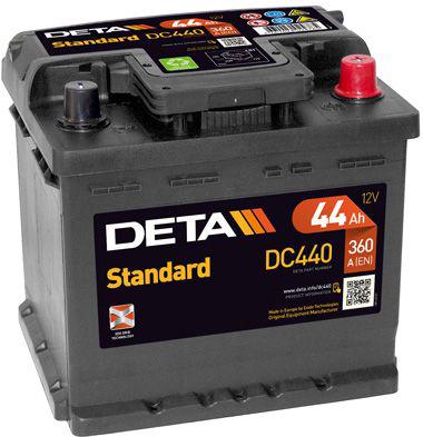 

Аккумулятор DETA Standard DC440 44 А/ч, Standard DC440 44 А/ч
