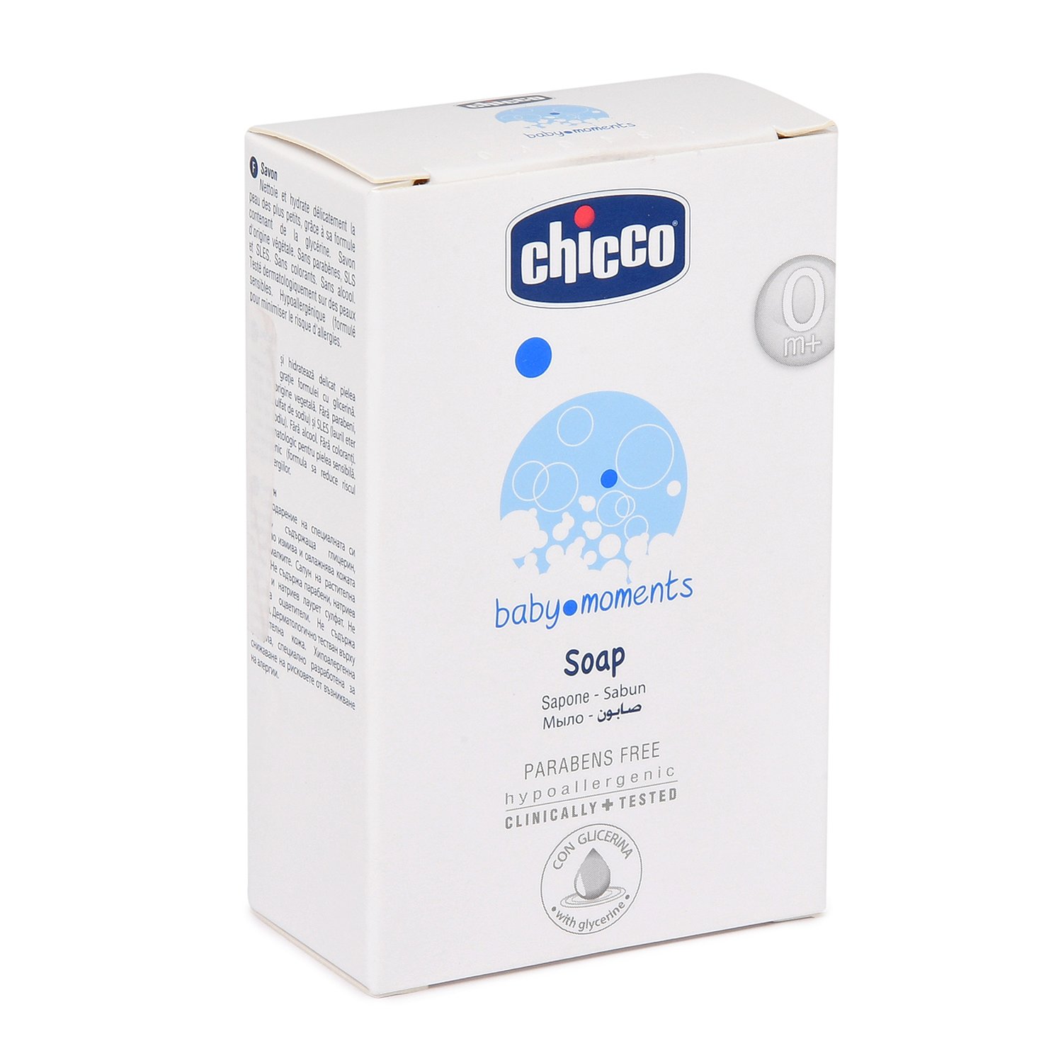 

Мыло детское Chicco Baby Moments с глицерином 320615021 [00002855100000], Baby Moments с глицерином 320615021