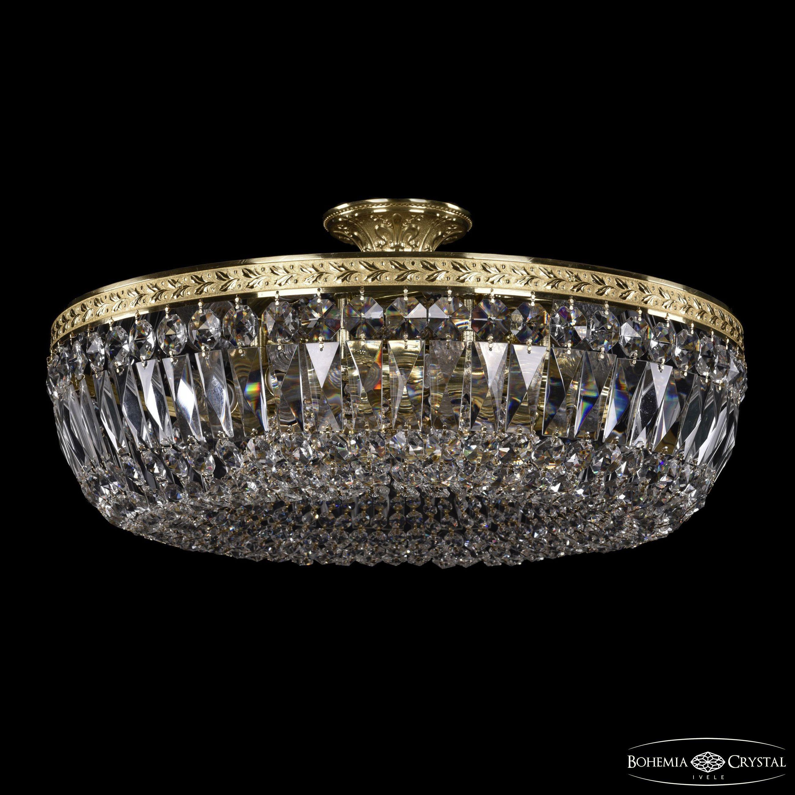 

Люстра на штанге Bohemia Ivele Crystal 19041/55IV G