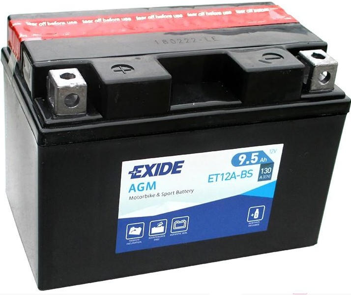 

Аккумулятор Exide AGM ET12A-BS 9.5 А/ч