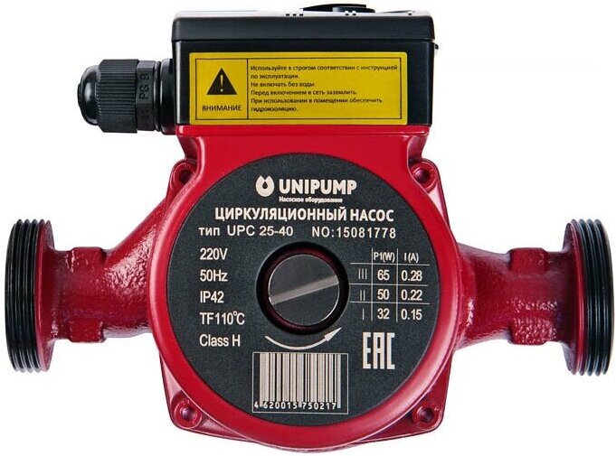 

Насос Unipump UPС 25-60 180 [50058], Циркуляционный насос Unipump UPC 25-60 180