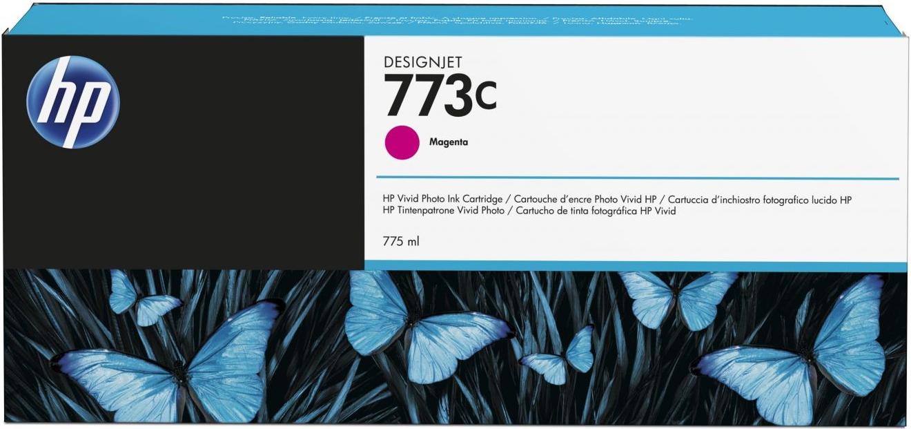 

Картридж для принтера (МФУ) HP 773C 775-ml Ink Cartridge Magenta [C1Q39A], 773C 775-ml Ink Cartridge