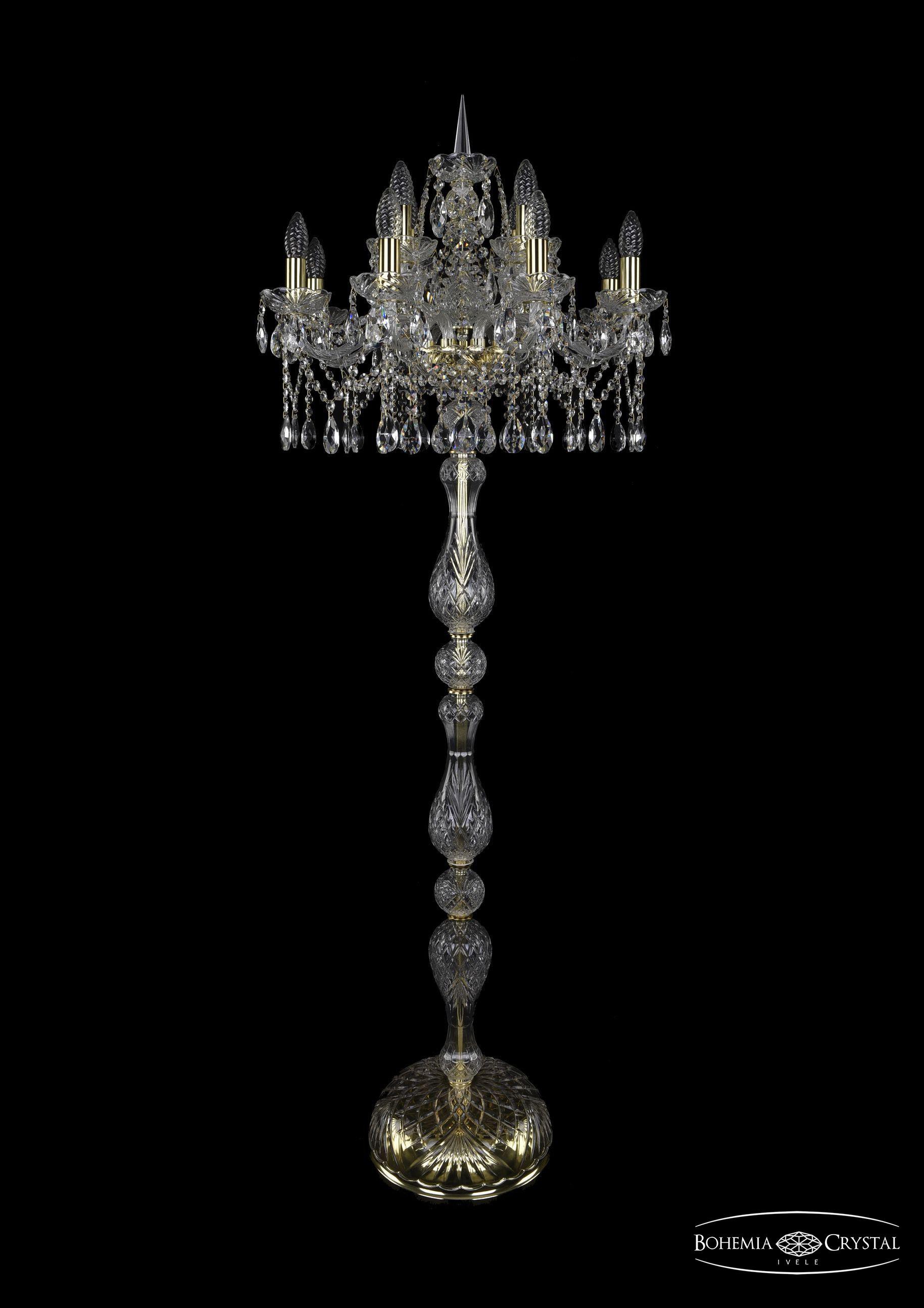 

Подвесная люстра Bohemia Ivele Crystal 1413T1/8+4/200-165/G, Торшер Bohemia Ivele Crystal 1413T1/8+4/200-165/G