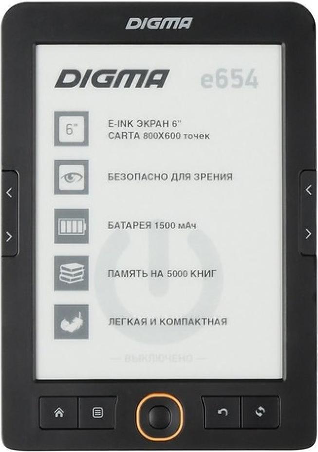 

Электронная книга Digma E654GT Graphite, E654GT