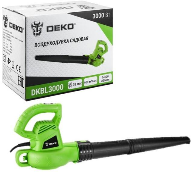 

Воздуходувка DEKO DKBL3000 зеленый (065-0953)