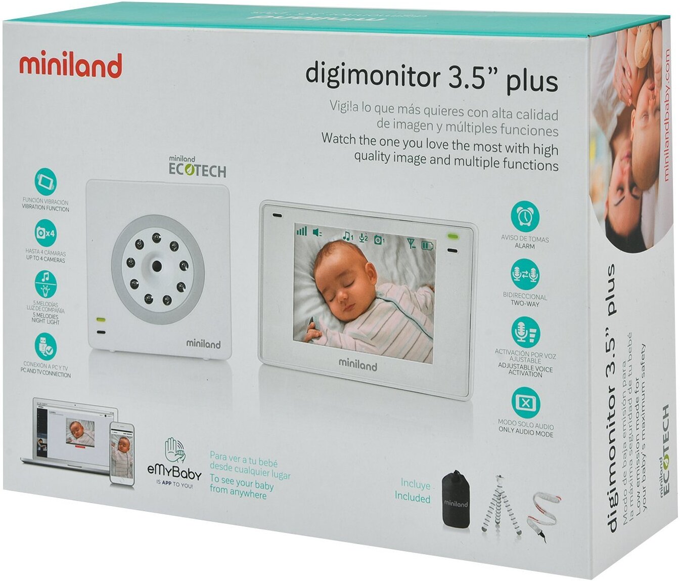 

Видеоняня Miniland Digimonitor 3.5 Plus