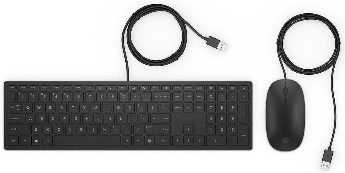 

Набор периферии HP 4CE97AA черный, Клавиатура + мышь HP Pavilion 400 (черный)