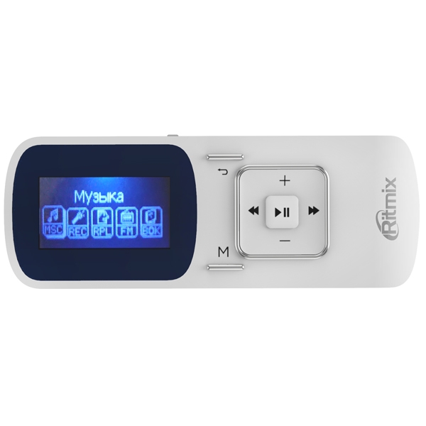 

MP3 плеер Ritmix RF-3490 4GB (белый), RF-3490 4GB